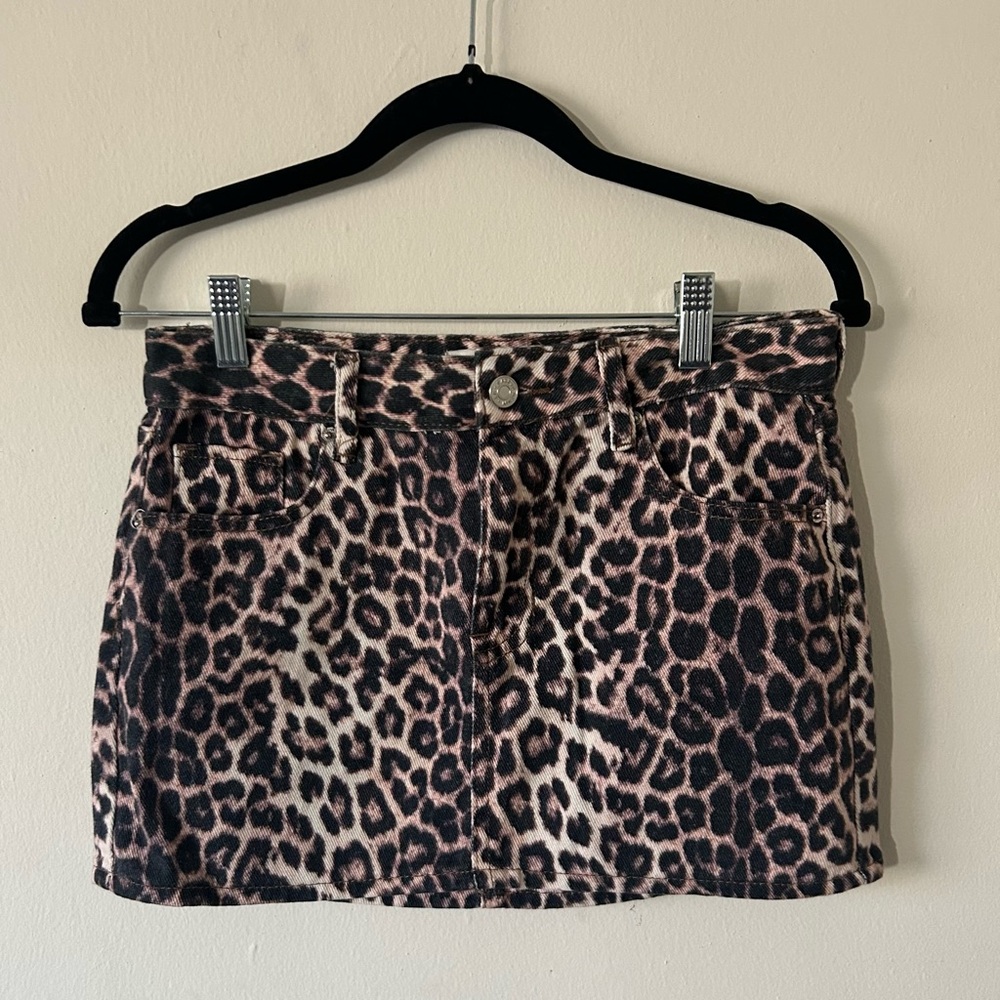 PacSun Animal Print Mini Skirt